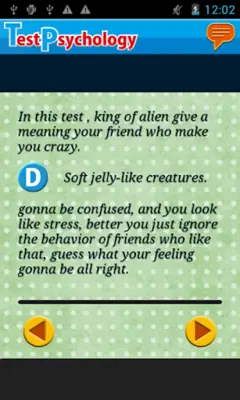 TEST PSYCHOLOGY android App screenshot 4